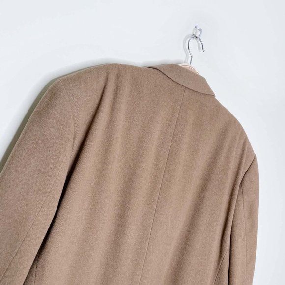 ⚡️SOLD⚡️ hugo boss wool-angora camel sport coat - size xl - Picture 6 of 8